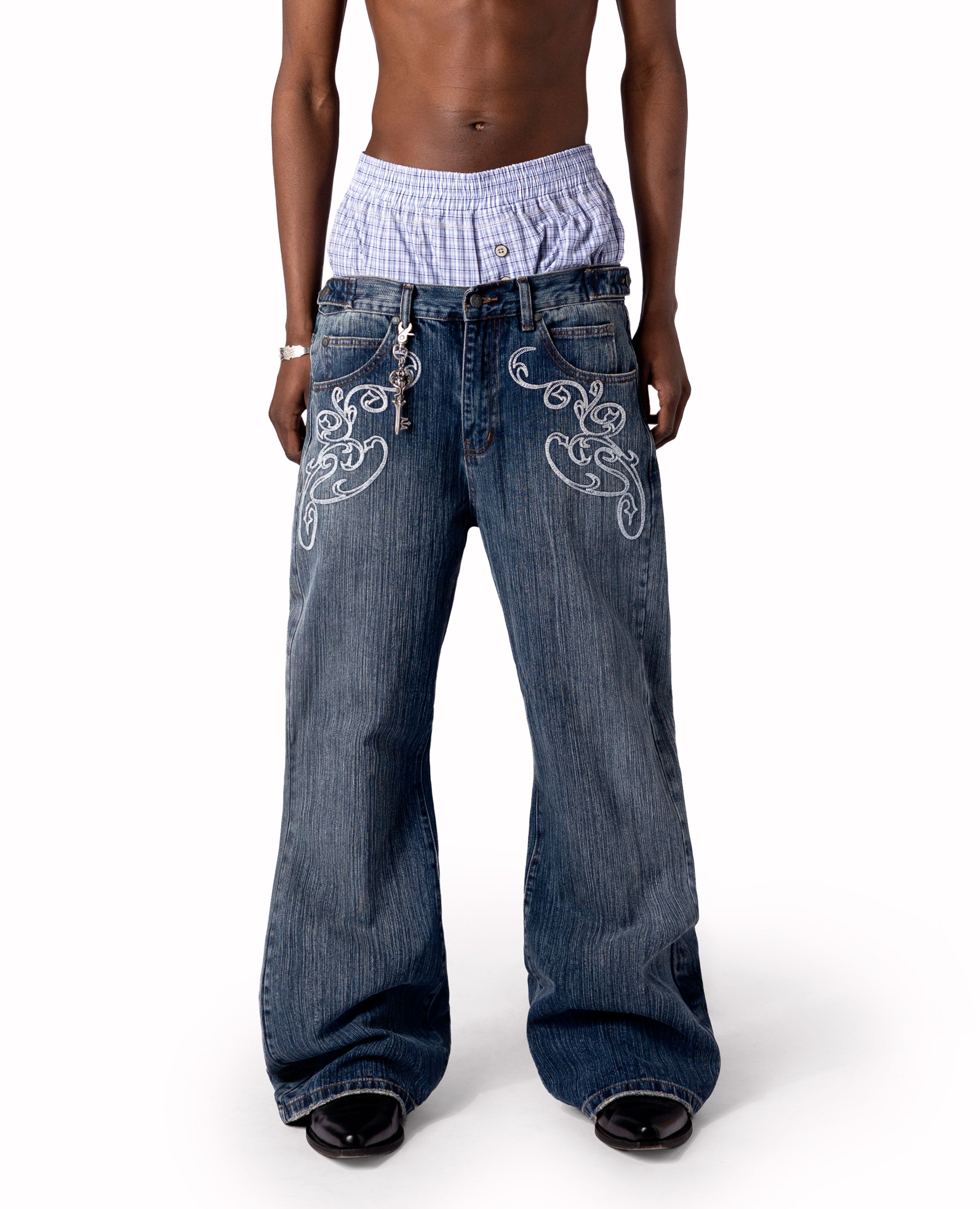 BLUE OPENING BOOTCUT DENIM