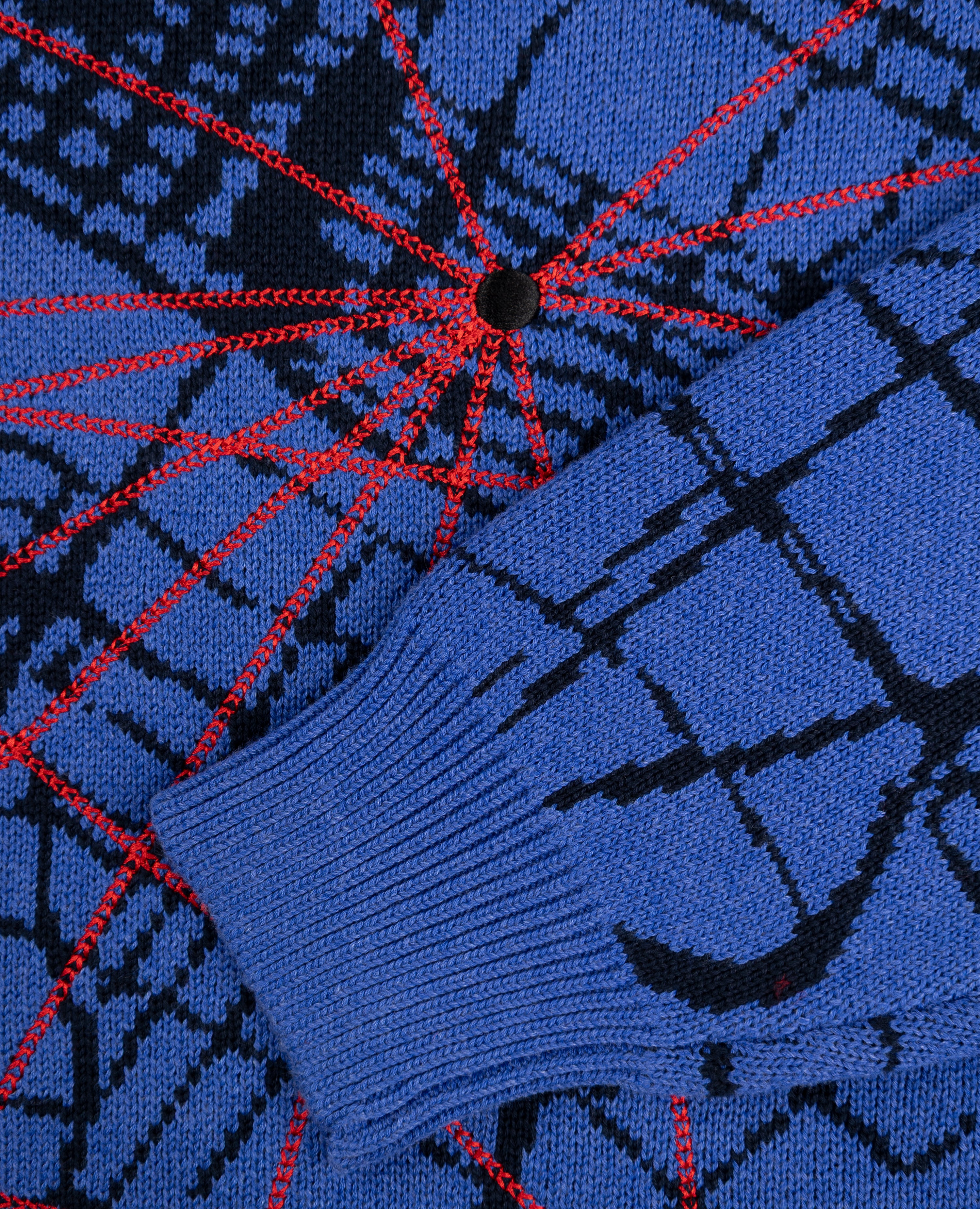 BLUE FILROUGE KNIT